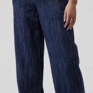 Athleta Navy Wide Leg Pants